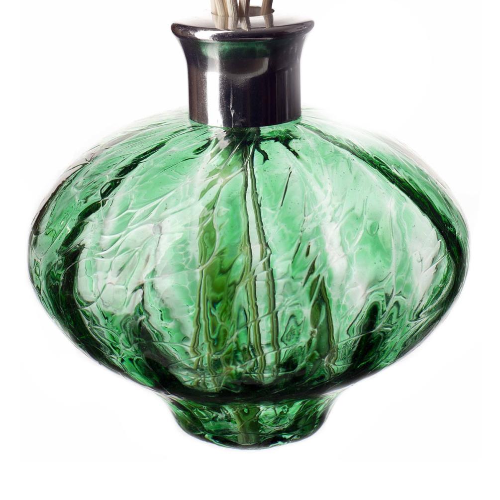 Amelia Art Glass Optic Green Oval Reed Diffuser Extra Image 1